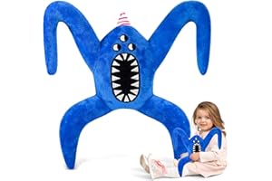 FMKLDENA Garten of Banban Plushies, Garten of Banban Peluche, Giardino di Peluche Banban, simpatico e adorabile peluche per bambini e collezionisti, perfetto per il gioco e la decorazione (blu)