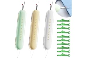 PGTC 13Pz. 2-in-1 infila ago Seam Ripper,2024 Strumento per Cucire Aggiornato per Infilare Facilmente,Rimozione delle Cuciture Ideale per il cucito a Mano,Artigianato,Maglia