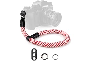 VOVMOEYA Kamera Handschlaufe, Kameragurt aus Seil für Sony Alpha A7 IV A6400 A6000 Canon EOS Fujifilm X100V Nikon DSLR