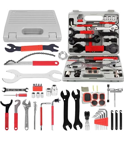 Schwinn 18 Function Multi-Tool Kit for Bikes, Durable Construction, Hex Wrenches, Box Wrenches, Socket, Spoke Wrenches, Phillips and Flat Head Screwdriver, and Tire Levers (on Tool Body) Sporting Goods