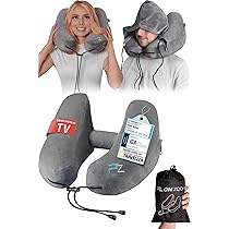 Poggiapiedi Da Viaggio Con Memory Foam - Regolabile Per Aerei, Treni, Ufficio - Foto 4