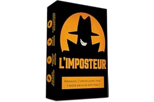 Oh Happy Games - L'Imposteur - Saurez-Vous Le démasquer ? Bluff, Créativité, Jeux de Mots et Suspicions ! Jeu d'ambiance - Jeu de Cartes - Jeu de Société Adulte