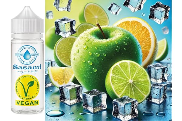 Citrus Cool Burst – grönt äpple, lime, citron is aromakoncentrat – Veganskt – Sasami – 10 ml
