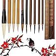XCSJ 10Pcs Pennello Per Calligrafia Cinese Kanji Giapponese Sumi Drawing Brush, Qualità Superiore, Cinese Pennello Da Scrittu