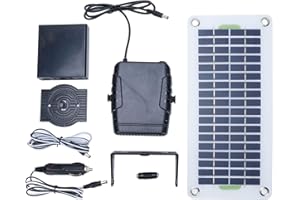 Fockety Riscaldatore a Pannello Solare, Riscaldatore Portatile per Pollaio da 30 W per L'inverno con Protezione Dal Surriscaldamento, Riscaldatori Ad Energia Solare per Serra