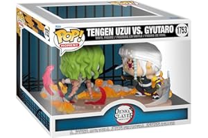 Funko POP! Moments: DS - Tengen Uzui Vs Gyutaro - Demon Slayer - Kolekcjonerska figurka winylowa - Pomysł na prezent - Oficjalny towar - Zabawki dla dzieci i dorosłych - Fani anime