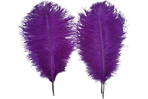 Sowder - Plumas de avestruz para decoración de bodas (5 unidades, 40 - 45 cm)