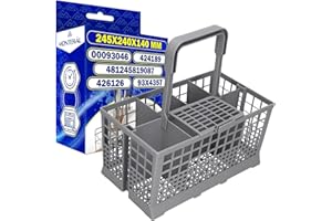 Cesta Lavavajillas Universal Código Original 00093046 para Bosch para Balay para Siemens para Constructa para Neff 424189 426126 para Teka 481245819087 para Whirlpool – Garantía de 10 Años - MONTERAL