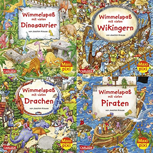 Preisvergleich Produktbild Maxi-Pixi-4er-Set 25: Wimmelbilder 3 (4x1 Exemplar)