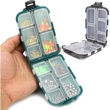 THKFISH Angelbox Set 2er - 23x16x5cm Mit Trennwänden Für Köder & Zubehör