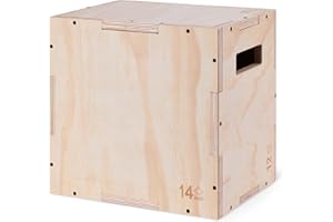 Amazon Basics Plyometric Jump Box, Plyo Box Jumps for Home Gym