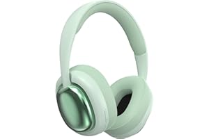 ND NEXT DESTINATION Cuffie senza fili Bluetooth 5.3 con Bass e Suono Stereo Casco a Fascia con Batteria a Lunga Durata Apparecchio acustico Moderno di Buon Suono (Verde)