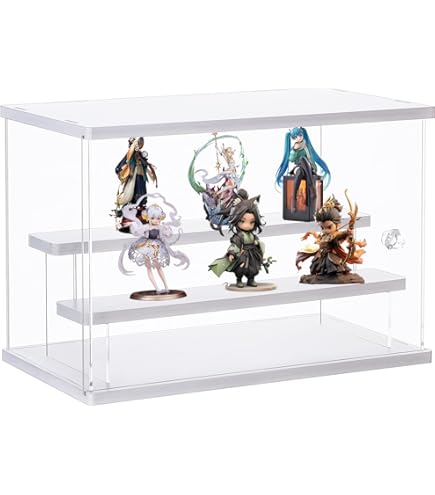 HEYJOY Acryl-Vitrine für Action-Pop-Figuren, 2-stöckige