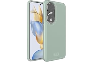 TUDIA MergeGrip Compatible con Funda Honor 90 5G (2023), Carcasa de Doble Capa Antideslizantetectora Delgada Resistente de Grado Militar - Lirio Verde