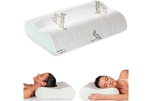 FLOWEN Poduszka ortopedyczna szyjki macicy Ergonomiczna pianka z pamięcią kształtu do spania Made in Italy Poszewka zewnętrzna 100% hipoalergiczny poliester i antyroztocza Zdejmowana Zmywalna