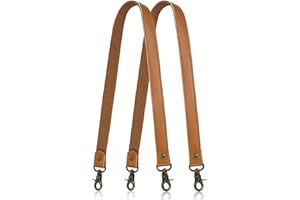 HaiFafafaing 2 Stück Schulterriemen für Taschen,Tragegurt Tasche Ersatz Leder Taschenhenkel für DIY Damen Handtaschen Verstellbarer Schultertaschengurt Schmal Taschengriffe Trageriemen