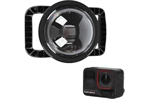 SHOOT Dome Port Waterproof Housing Protective Case for Insta360 Ace Pro 2, Boîtier étanche 30M/98FT avec Double poignée pour la caméra d'action Insta360 Ace Pro 2