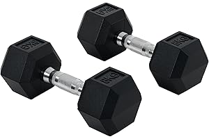 HOMCOM Ensemble d'haltères courtes total 2 x 4/5/6/8/10 Kg, haltères musculation fitness pour homme et femme, entraînement musculaire & haltérophilie - métal caoutchouc noir