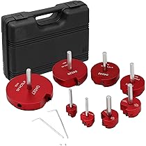 PPRK8 Alésoir De Tuyau En PVC, Kit D'outils De Plomberie Pour Raccords De Tuyaux En Plastique PVC Adapté Aux Perceuses Standard De 1,27 Cm, Contient PPR75, PPR100, PPR125, PPR150, PPR200, PPR250