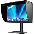 BenQ SW272Q 27-inch 1440P 90W USB-C Photographer Monitor, 99% Adobe RGB, 98% P3, fine-coating panel with TUV anti-reflection certification, 1.07 billion colours, 16 bit 3D LUT, Wireless Hotkey Puck