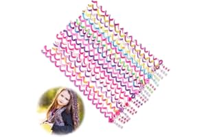 CHUDIAN 18 Stücke Bunte Haar Torsion Haarschmuck mit Strass Haar Accessoires Haar Styling DIY Zubehör Werkzeug für Kinderparty Geburtstag Hochzeit Twister Clip für Mädchen Frauen