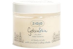 Ziaja Gdanskin Peeling Olejek do ciała z mielonymi muszlami przegrzebków 300 ml