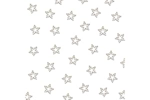 Oblique Unique® 50 Perlen Sterne als Streu Deko Konfetti Tischdeko für Geburtstag Party Weihnachten Adventskalender Adventskranz Weihnachtsdeko Geschenkdeko Scrapbooking Basteln
