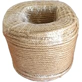 J&uuml;t İpi Hasır ipi Kırnap İpi Kendir İpi Keten İpi - S&uuml;sleme Hobi El İşi J&uuml;t ip Hasır İp (10 mm, metre, 20)