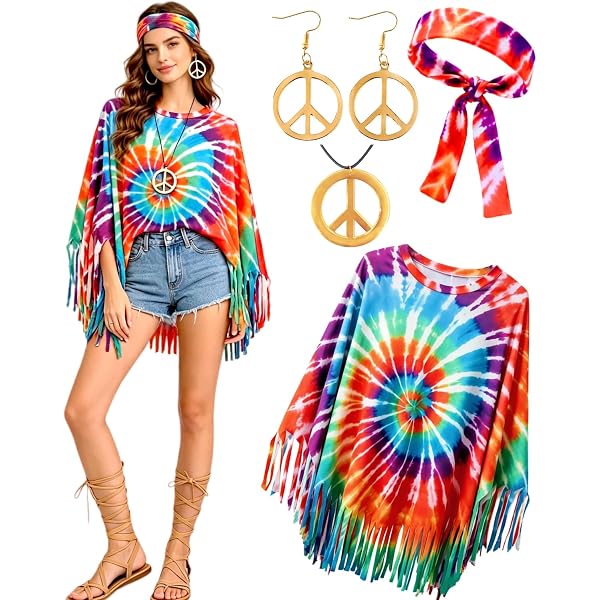 Poncho De Imitación De Ante Con Flecos, Color Marrón, Talla Única, Unisex, Ideal Para Disfraces De Hippie, Vaquero O Indio Para Carnaval