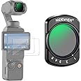 NEEWER Variable ND2-32 Filter Compatible with DJI Osmo Pocket 3, Magnetic 1-5 Limited Stops Adjustable ND Filter with HD Multi Coated Optical Glass/Aluminum Frame/2 LCD Screen Protectors