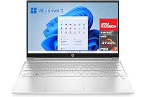 HP Pavilon 15-eh3020ns - Ordenador portátil de 15.6" Full HD (AMD Ryzen 7 Pro 7730U, 16GB RAM, 512GB SSD, AMD Radeon Graphics, Windows 11 Home) Silver - Teclado QWERTY Español
