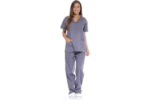 Just Love Women's Scrub Sets Six Pocket Medical Scrubs (V-Neck with Cargo Pant)