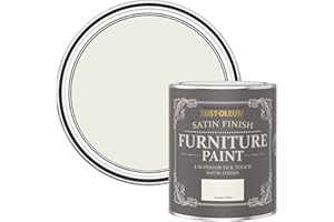 Rust-Oleum Off White Furniture Paint in Satin Finish - Antique White 750ml