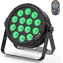 Acquista AC 90-240V 12 LED Par Lights 8 Canali RGBW Mixing Colori Illuminazione Da Palco Con Strobo DMX E Modalit&agrave; Audio Attiva Per Feste In Discoteca Natale Wall Wash In Italia A