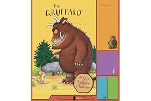 2026 FAMILY ORGANISER THE GRUFFALO 4 COLUMN MONTH TO VIEW SQUARE WALL DELUXE PLANNER CALENDAR OFFICIAL PRODUCT