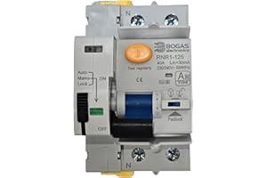 BOGAS ELECTRONICS Diferencial Type A-SI AutoRearmable |40 amperios|30mA|2 polos (N+F)| con certificaciones oficiales y C E |