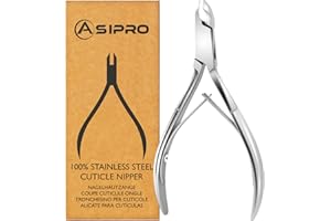 ASIPRO Coupe Cuticule Ongle Professionnel Pince Cuticule Ongle, Acier Inoxydable Coupe Cuticules Pince a Envies Cuticules Professionnel Pince a Cuticule Ongle, Pince a Cuticule pour Manucure Pédicure