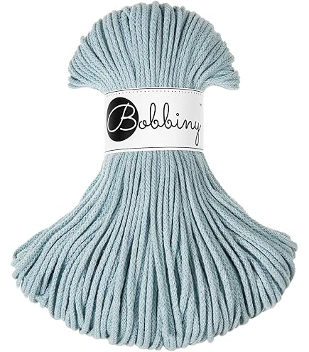 Corda Macramè Bobbiny Junior 3 Mm Rosa Pastello – 100 M In Cotone Riciclato Certificato Oeko-Tex - 4