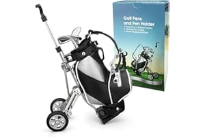 10L0L Porte-Stylo de Golf avec 3 stylos de Club de Golf - Cadeau Unique pour Les Fans de Golf et Les collègues