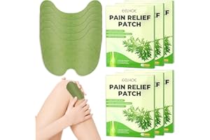 FENGQ Confezione da 60 cerotti per alleviare il dolore, al ginocchio Cerotti per ginocchio in assenzio, cerotti termici, sollievo dal dolore per ginocchia, schiena, collo e muscoli doloranti