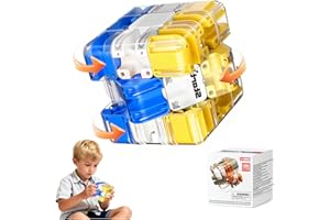 HLAYSHING Large Labyrinth 3D Maze Cube,Logical Challenge 3x3 Maze Puzzle Cube Toy for Stress Relief & Logic Development,Engaging Brain Teaser Toy,Educational Focus Game Gift For Home Family Gatherings