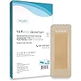 MedVanceTM Silicone - Bordered Silicone Adhesive Foam Dressing, 2"x5" (1.2"x3.4" pad) Box of 5 dressings