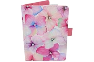 OXROSE Porta Libretto Sanitario Bambino - Fantasia Floreale - Formato A5 15x20 Cm - Alette Per Riporre Prescrizioni y Documenti
