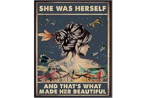 TOOINKCV 5D DIY Full Diamond Art Painting Kit, Libelle Hippie Mädchen Leinwand Diamant Strass Kreuzstich Stickerei Bilder Digital Painting Erwachsene Kinder Home Wall Art Dekorationen