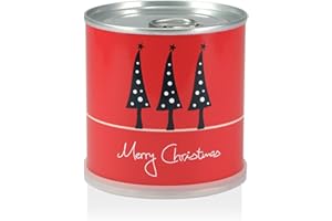 MacFlowers® Choinka w puszce na kwiaty | Merry Christmas Red | Twój zestaw do uprawy | kalendarz adwentowy z choinką, zrównoważony