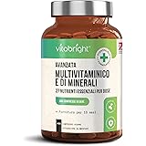 Multivitaminico e Minerali, 400 Capsule Vegane, Fornitura per 13 mesi, 27 Vitamine Essenziali, Adatto Keto, Immunità, stanche