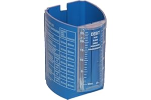 Desbordes [TREVAL France] Débitmètre, Pot gradué en L/Min