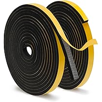 Guarnizione Isolante Per Porte, Striscia Di Tenuta In Gomma 6 Mm Larghezza X 15 Mm Altezza Schiuma Adesiva Guarnizione Per Finestre Antiurto Antifreddo Antiurto 5 M X 3 Rotoli 85558613
