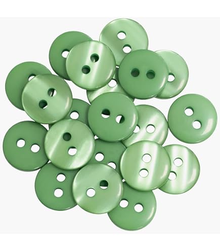 AERZETIX - C65527 - Lot De 10 Boutons Plats à Queue 15 Mm à Coudre 24L L24 - Couleur Nickel Foncé - En Métal - Pour Mercerie Vêtements Couture Mode