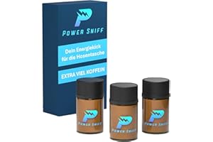 Power Sniff Energy Sniff Lot de 3 poudres Energy Sniff en provenance d'Allemagne comme alternative aux boissons énergétiques – Energy Boost – Haute teneur en poudre de caféine comme substitut au café,
